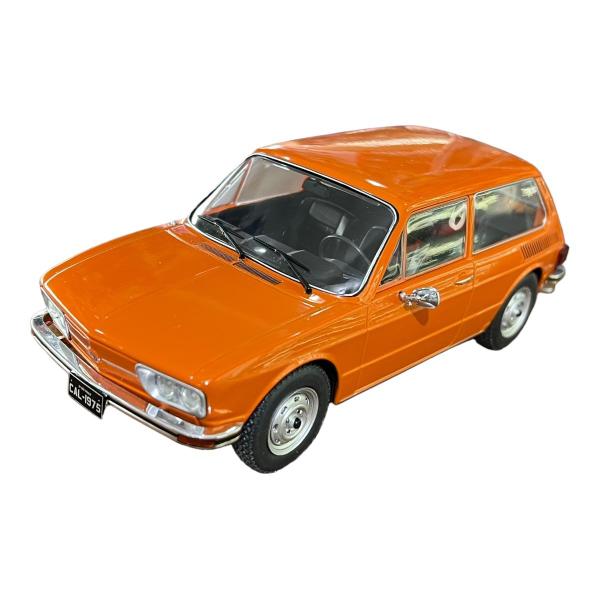 Imagem de Miniatura Volkswagen Brasilia 1976 Laranja Metal 1:24