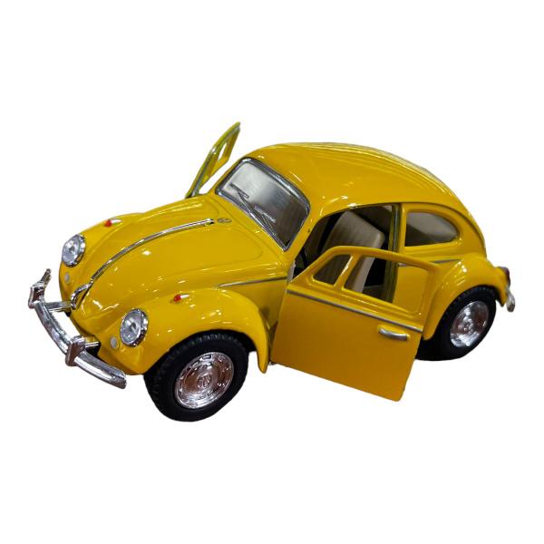 Imagem de Miniatura Volkswagen Fusca 1967 Amarelo 1:32