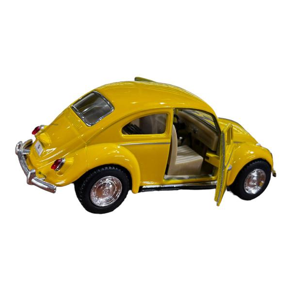 Imagem de Miniatura Volkswagen Fusca 1967 Amarelo 1:32