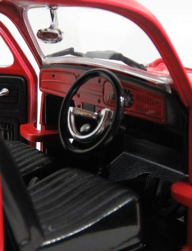 Imagem de Miniatura Volkswagen Fusca 1967 Vermelho Greenlight 1/18