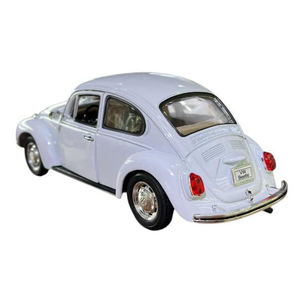 Imagem de Miniatura Volkswagen Fusca Branco Metal 1:24