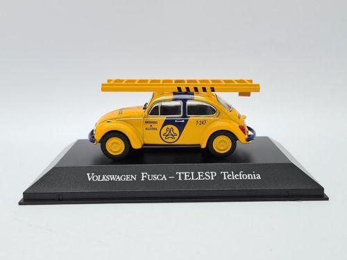 Imagem de Miniatura Volkswagen Fusca Telesp Serviços Metal 1:43