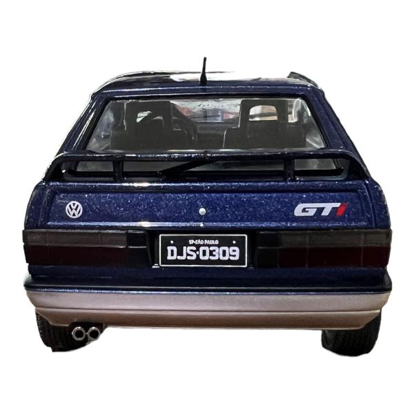 Imagem de Miniatura Volkswagen Gol GTI 1989 Azul Metal 1:24