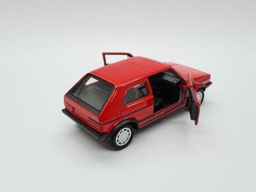 Imagem de Miniatura Volkswagen Golf Gti Mk1 Metal Vermelho 1:36