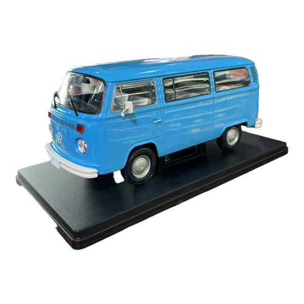 Imagem de Miniatura Volkswagen Kombi Azul Metal Salvat 1:24