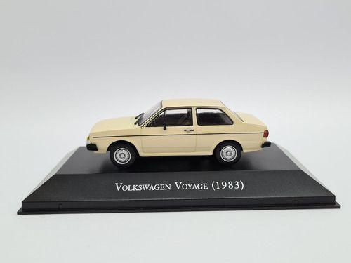 Imagem de Miniatura Volkswagen Voyage 1983 Bege Inesquecíveis 1:43