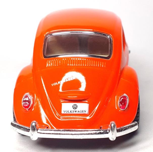 Imagem de miniatura VW Volkswagen Fusca GAM0526 laranja e branco