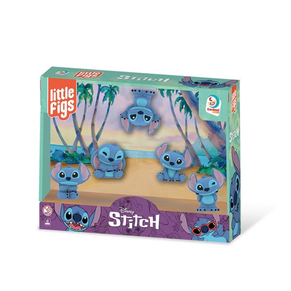 Imagem de Miniaturas Disney Stitch 5 Dedoches em Vinil Macio +3 Anos