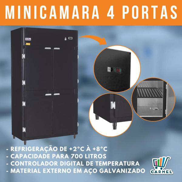 Imagem de Minicamara Comercial Refrigerador Rf-064P Câmara Fria 4 Porta 700 Litros Frilux