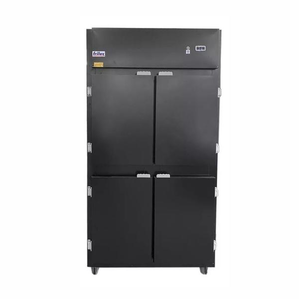 Minicamara Comercial RF 064 Plus 4 Portas 700 Litros Preta - FRILUX Imagem de Minicamara Comercial RF 064 Plus 4 Portas 700 Litros Preta