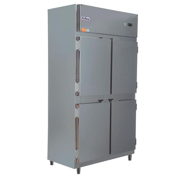 Minicâmara Comercial RF-064E Frilux - 700L Revestimento em Inox 4 Portas Cegas Ar Forçado +2C à +8C Imagem de Minicâmara Comercial RF-064E Frilux - 700L Revestimento em Inox 4 Portas Cegas Ar Forçado +2C à +8C