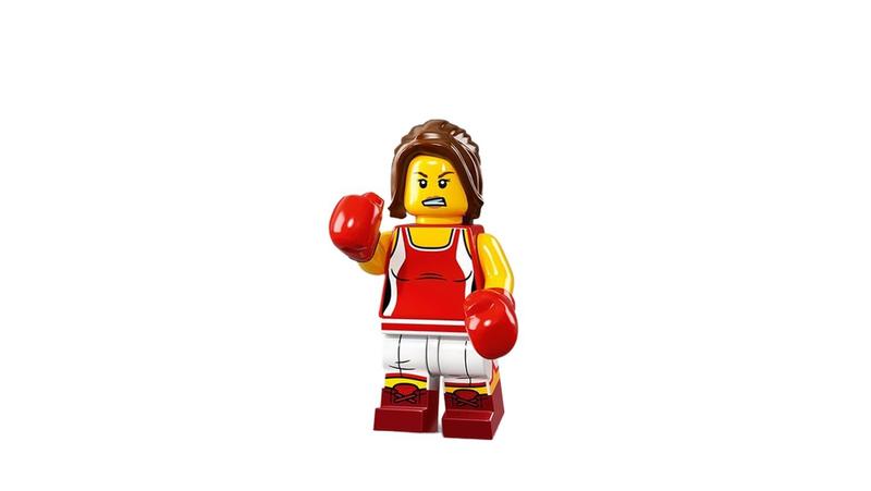 Imagem de Minifigura Kickboxer Feminina da Série 16 da LEGO