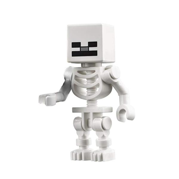 Imagem de Minifigura LEGO Minecraft Skeleton com 4 cm de altura