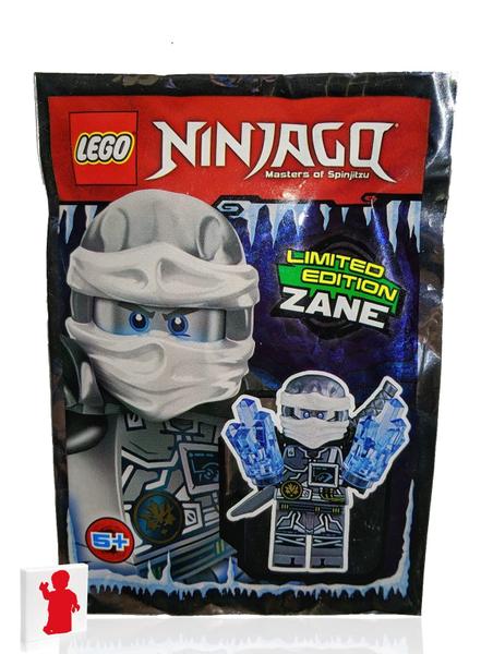 Minifigura LEGO Ninjago Hands of Time - Zane (pacote metalizado de edição limitada com espada e cristais) Imagem de Minifigura LEGO Ninjago Hands of Time - Zane (pacote metalizado de edição limitada com espada e cristais)