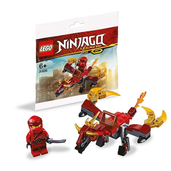 Imagem de Minifigura LEGO Ninjago Legacy - Kai (Dragon de Fogo Polybag) 30535