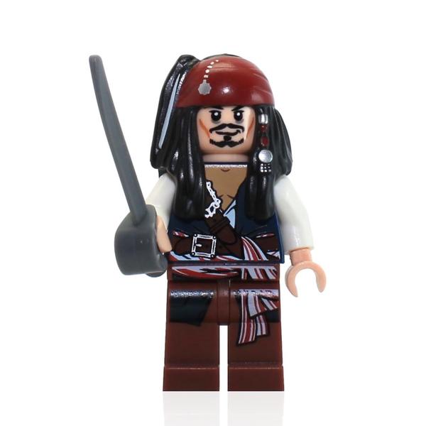 Imagem de Minifigura LEGO Piratas do Caribe Jack Sparrow Loose