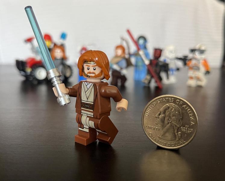 Imagem de Minifigura LEGO Star Wars Episódio 2 Clone Wars Obi-Wan Kenob