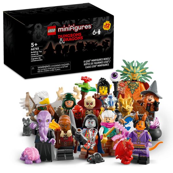 Imagem de Minifiguras LEGO de brinquedo Dungeons & Dragons, pacote com 6, 66765