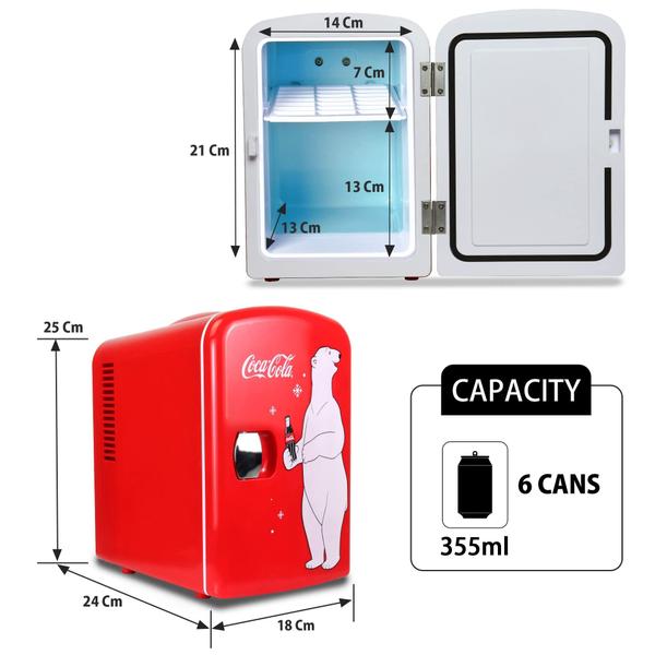 Minigeladeira Koolatron Coca Cola Polar Bear Compact 4L