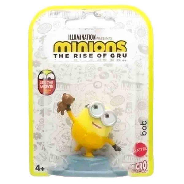 Imagem de Minions Boneco com Base Bob The Rise of Gru Mattel + Chaveiro