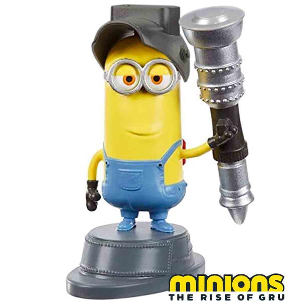 Imagem de Minions Boneco com Base Kevin The Rise of Gru Mattel + Chaveiro