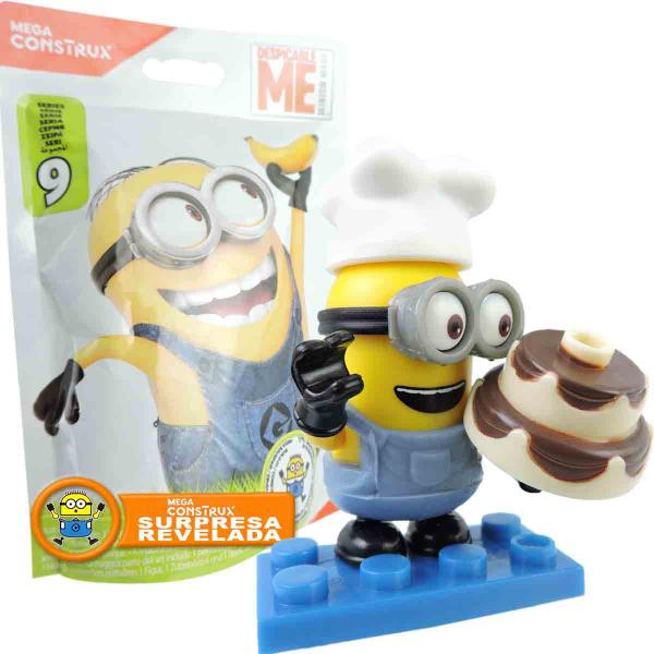 Imagem de Minions Mini Boneco Dave Cozinheiro Mega Construx - Mattel FDM26