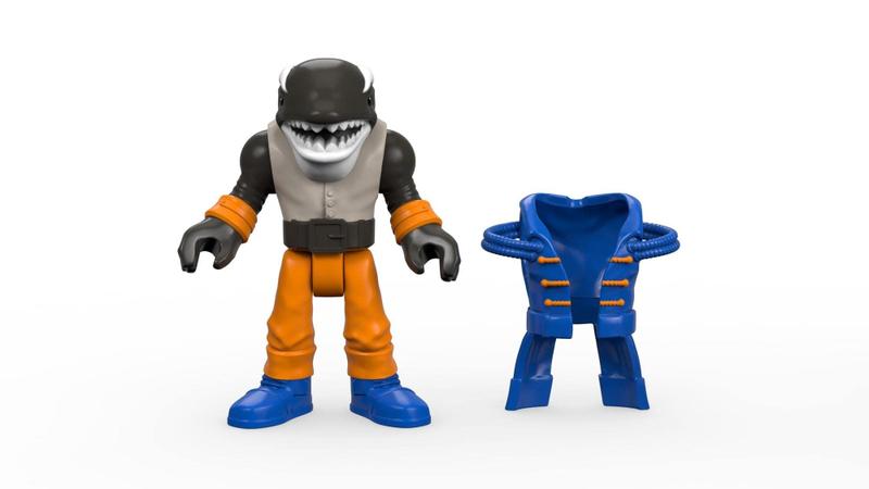 Minisub Imaginext Shark de brinquedo Fisher-Price com torpedo Imagem de Minisub Imaginext Shark de brinquedo Fisher-Price com torpedo