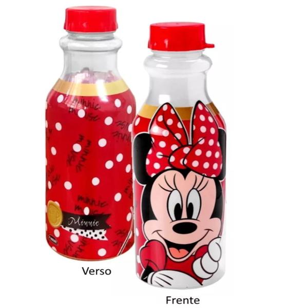 Imagem de Minnie Disney Garrafa Squeeze C/ tampa 500ml Criança Escola