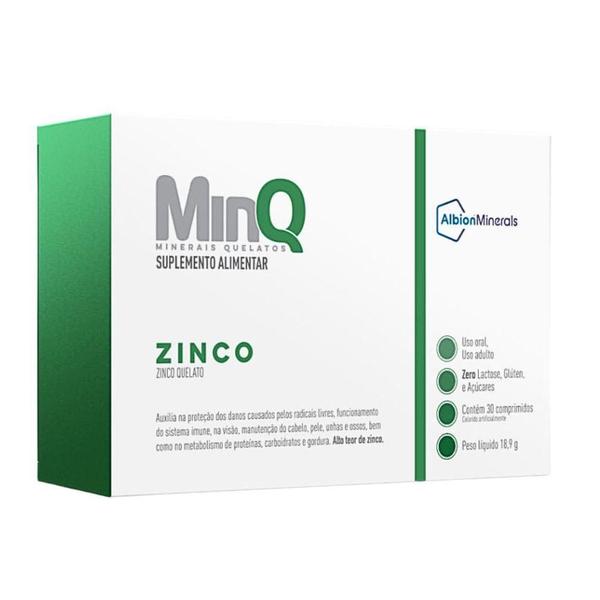 Imagem de Minq zinco com 30 comprimidos