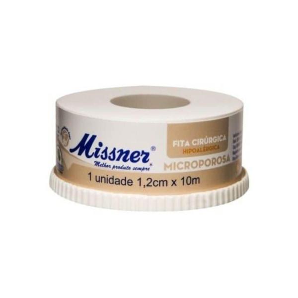 Imagem de Missner Esparadrapo Micropore Bege 1,2cmx10m