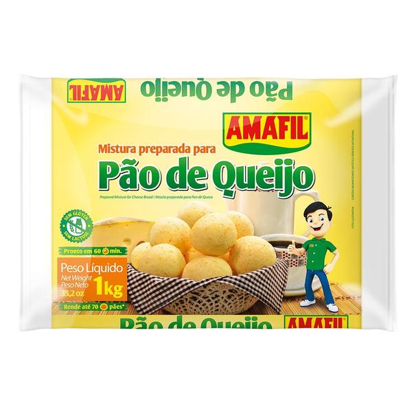 Mistura de Pão de Queijo Amafil 1kg Imagem de Mistura de Pão de Queijo Amafil 1kg
