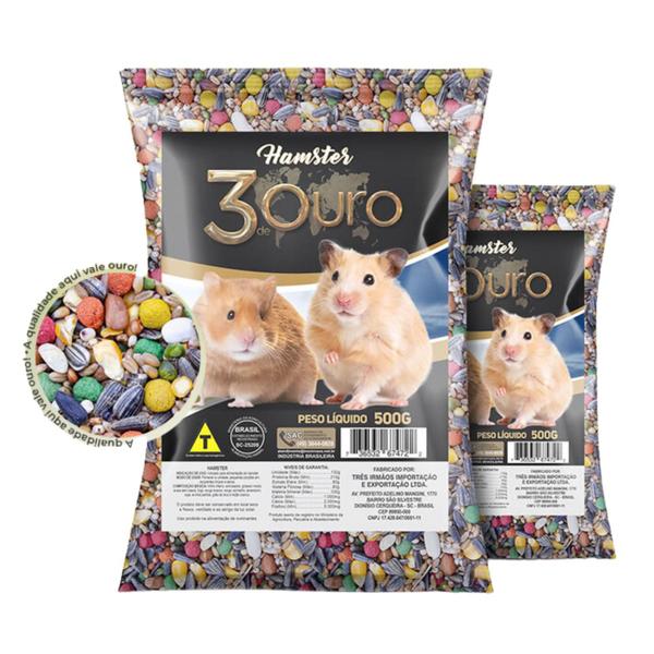 Imagem de Mistura Mix para Hamster - Três Irmãos