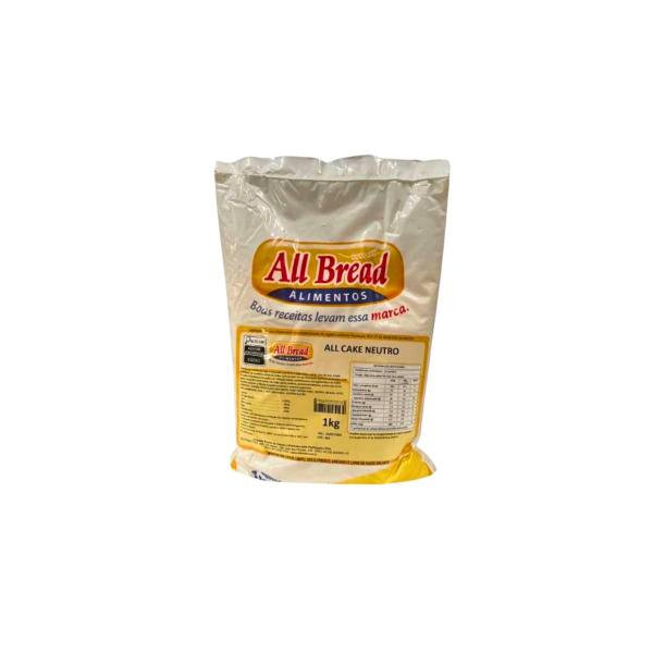 Mistura P/ Bolo Cake De Neutro All Bread C/ 1 Kg Imagem de Mistura P/ Bolo Cake De Neutro All Bread C/ 1 Kg