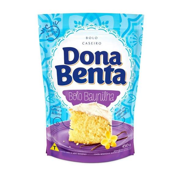 Mistura p/ Bolo Sabor Baunilha - 12 unidades - Dona Benta Imagem de Mistura p/ Bolo Sabor Baunilha - 12 unidades - Dona Benta