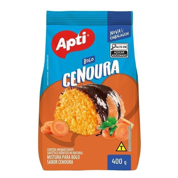 Imagem de Mistura Para Bolo Apti Cenoura 400g - Embalagem com 12 Unidades