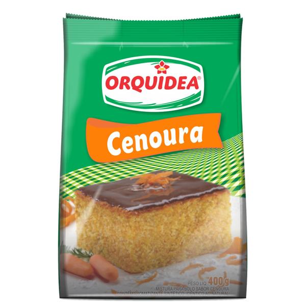 Mistura para Bolo Cenoura Orquídea 400g Imagem de Mistura para Bolo Cenoura Orquídea 400g