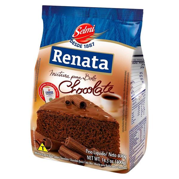 Mistura Para Bolo de Chocolate Renata 400g Imagem de Mistura Para Bolo de Chocolate Renata 400g
