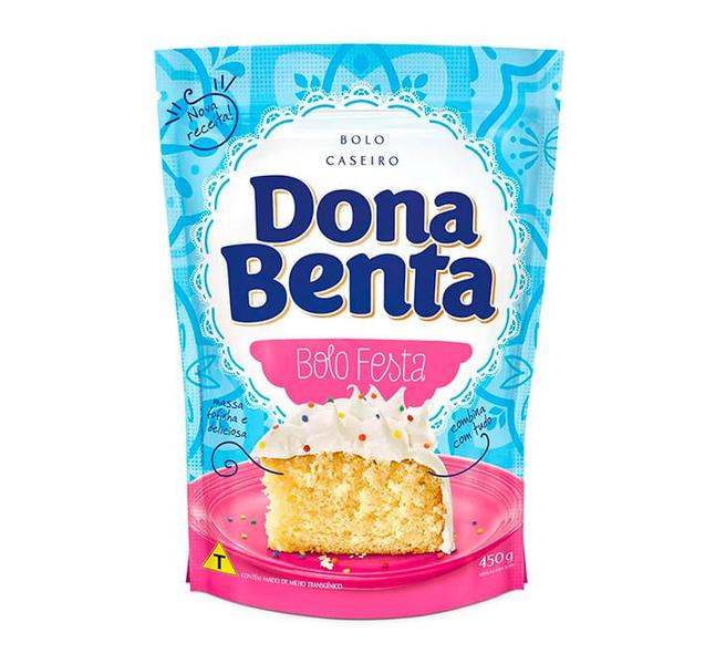 Mistura Para Bolo de Festa Dona Benta 450g Imagem de Mistura Para Bolo de Festa Dona Benta 450g