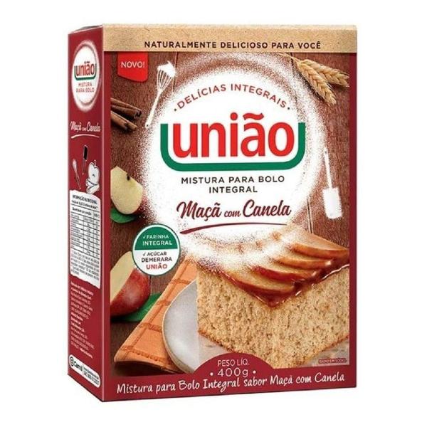 Imagem de Mistura para Bolo Integral de Maçã com Canela 400g 1 UN União - CIA UNIAO