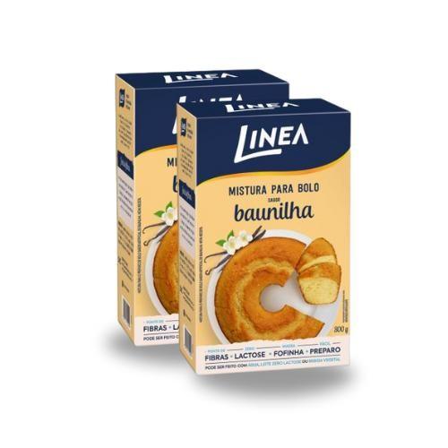Mistura Para Bolo Sabor Baunilha Linea 300g - 2 unidades Imagem de Mistura Para Bolo Sabor Baunilha Linea 300g - 2 unidades