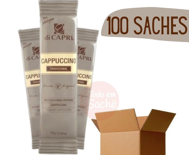 Imagem de Mistura Para Cappuccino Tradicional Sachê Di Capri - 100 UNIDADES