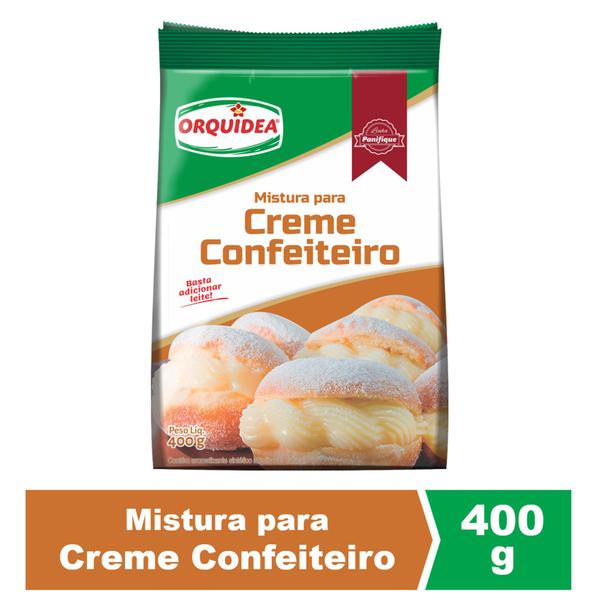 Imagem de Mistura para Confeitaria Creme Confeiteiro Orquídea 400g