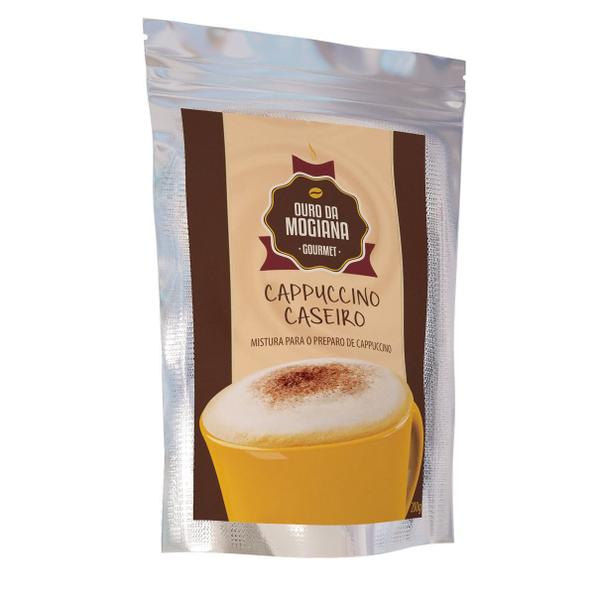 MISTURA PARA PREPARO DE CAPPUCCINO OURO DA MOGIANA 200g Imagem de MISTURA PARA PREPARO DE CAPPUCCINO OURO DA MOGIANA 200g