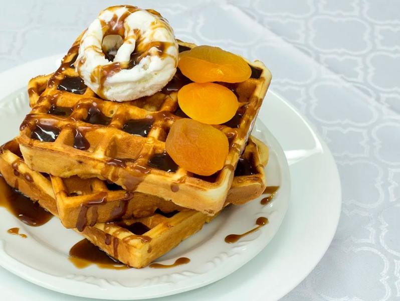 Imagem de Mistura para Preparo de Waffles, Panquecas e Bubble Waffles (Kit com 3 Unidades)