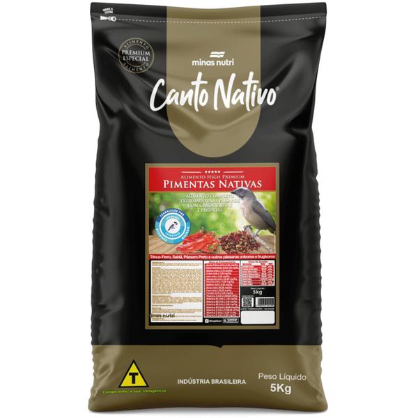 Imagem de Mistura para Trinca Ferro Sabiá Azulão Canto Nativo Pimentas Nativas 5Kg