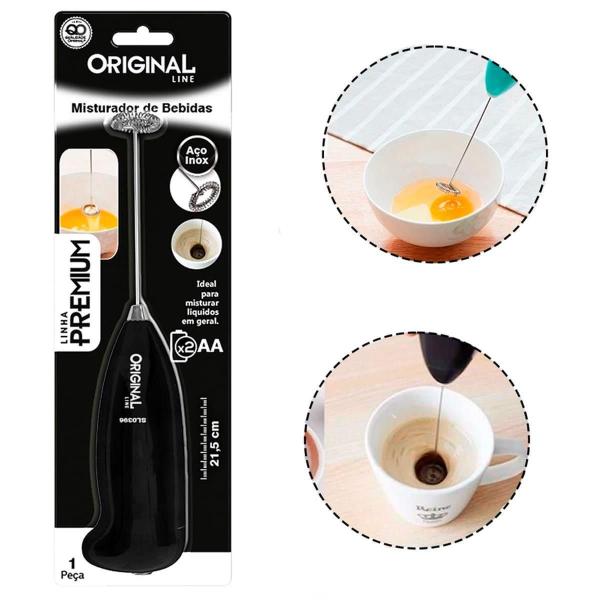 Misturador De Bebidas Espumador Leite E Café Aveludados - Guiro Imagem de Misturador De Bebidas Espumador Leite E Café Aveludados