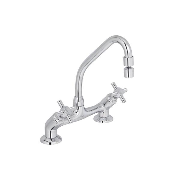 Misturador De Mesa Para Cozinha Inha Izy Cromado 1256.C37 - Deca Imagem de Misturador De Mesa Para Cozinha Inha Izy Cromado 1256.C37