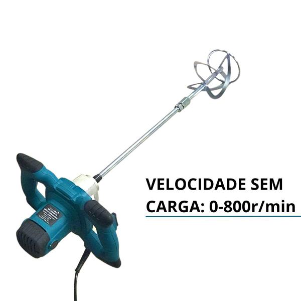 Imagem de Misturador De Tinta Argamassa Elétrico Importway 1300w 127v