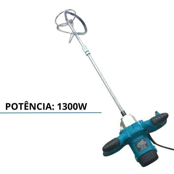 Imagem de Misturador De Tinta Argamassa Elétrico Importway 1300w 220v