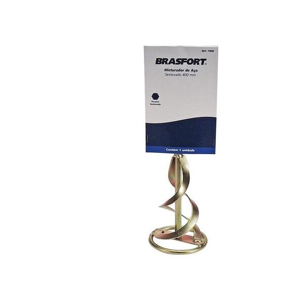 Misturador De Tinta Brasfort Sextavado 40Cm 7908 Imagem de Misturador De Tinta Brasfort Sextavado 40Cm 7908